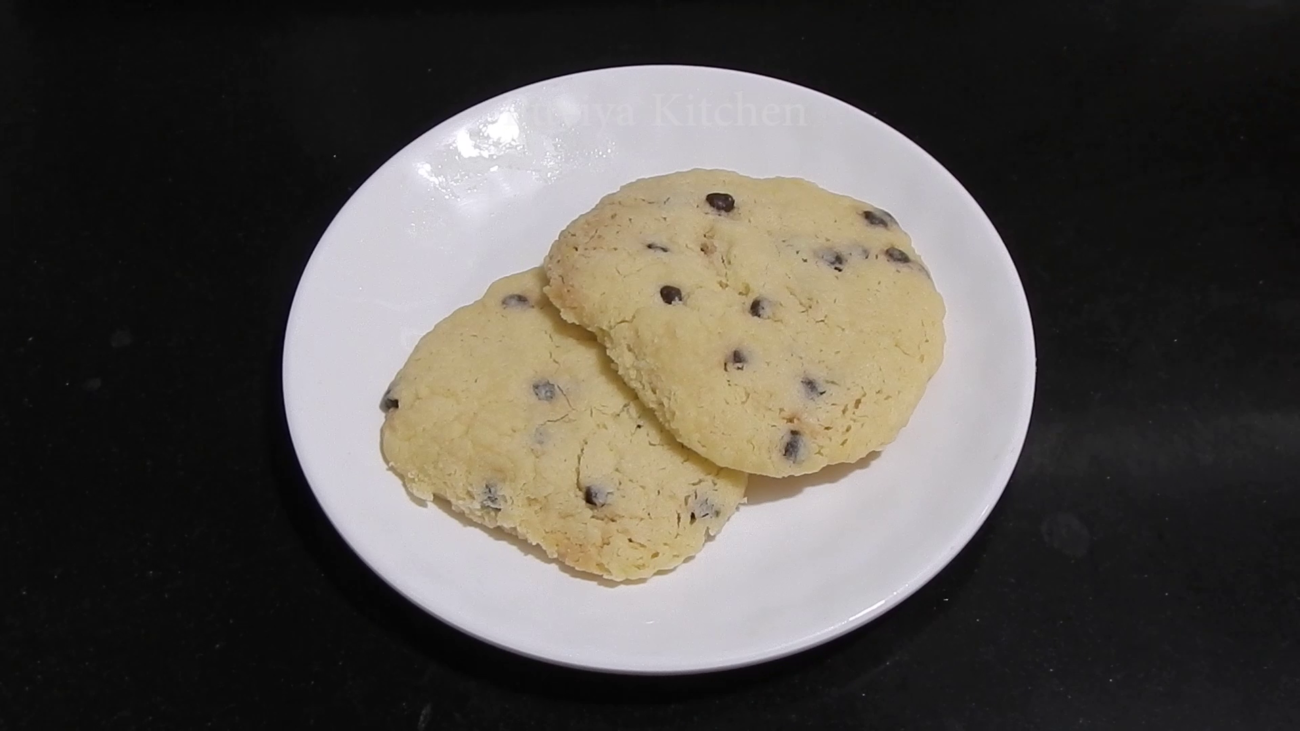 2 mins Microwave Choc Chip Cookie | The Easiest Choco Chip Cookies in Microwave Oven Recipes