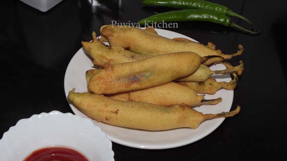 Mirchi Bajji Evening Snacks Recipes | Perfect Stuffed Mirchi Bajji In Street Style | Stuffed Bajji