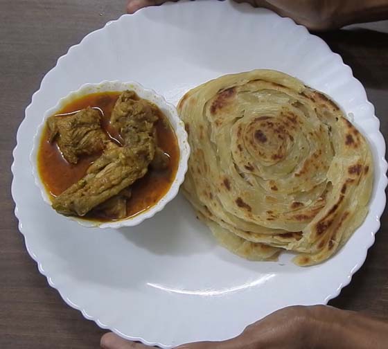 Kerala Parotta Recipe | Perfect Kerala Paratha Recipe in Malayalam | Easy Kerala Soft Parotta Making