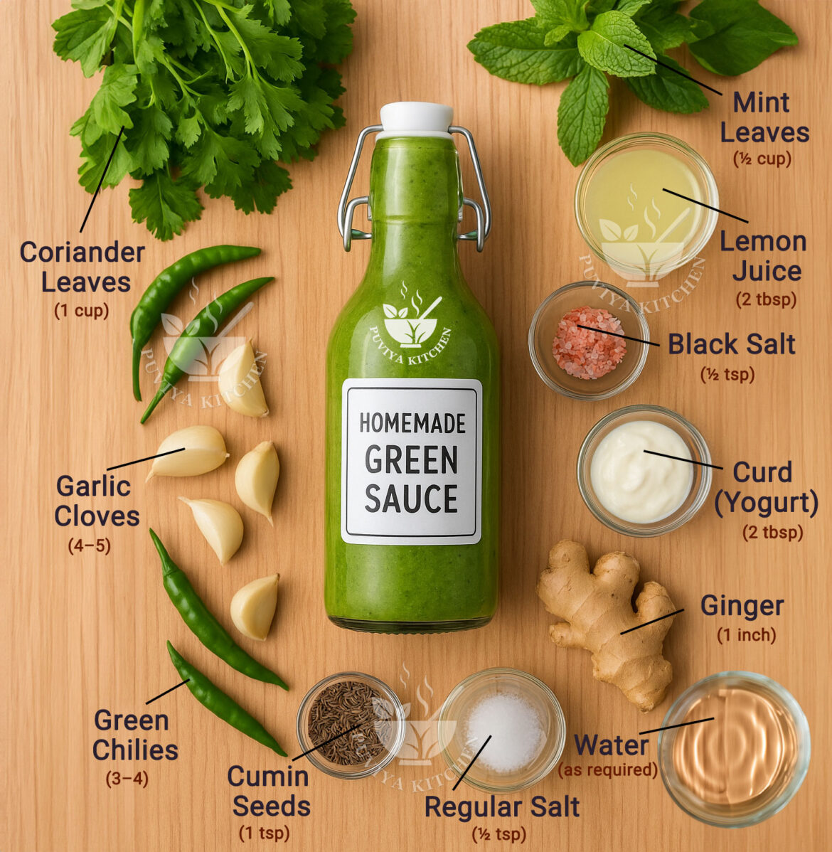 πΏ Homemade Green Sauce Recipe | Fresh & Flavorful Indian Green Chutney πΏ Homemade Green Sauce Recipe | Fresh & Flavorful Indian Green Chutney