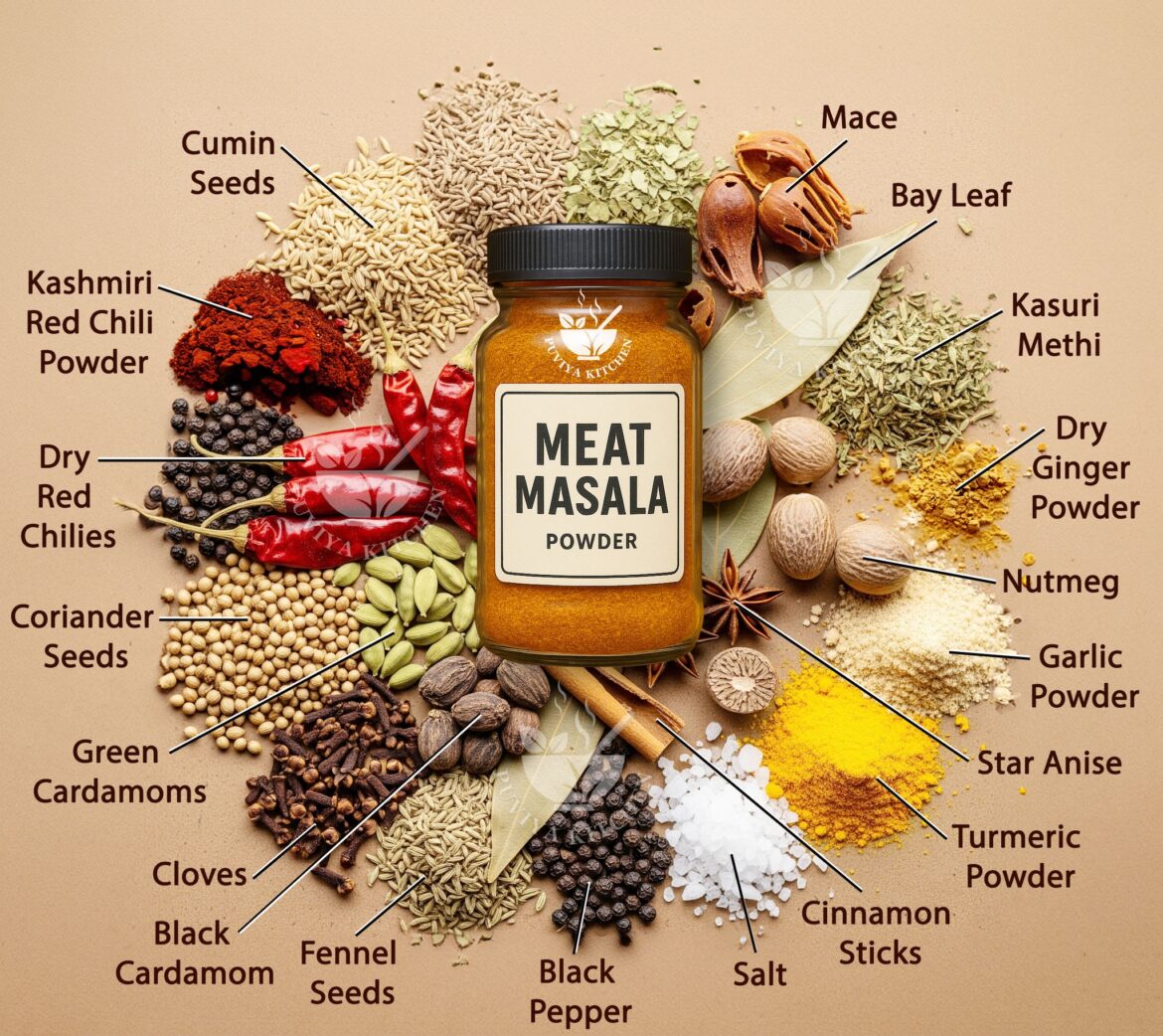 Homemade Meat Masala Powder | Authentic Non-Veg Curry Spice Blend 🥘✨ Homemade Meat Masala Powder | Authentic Non-Veg Curry Spice Blend 🥘✨