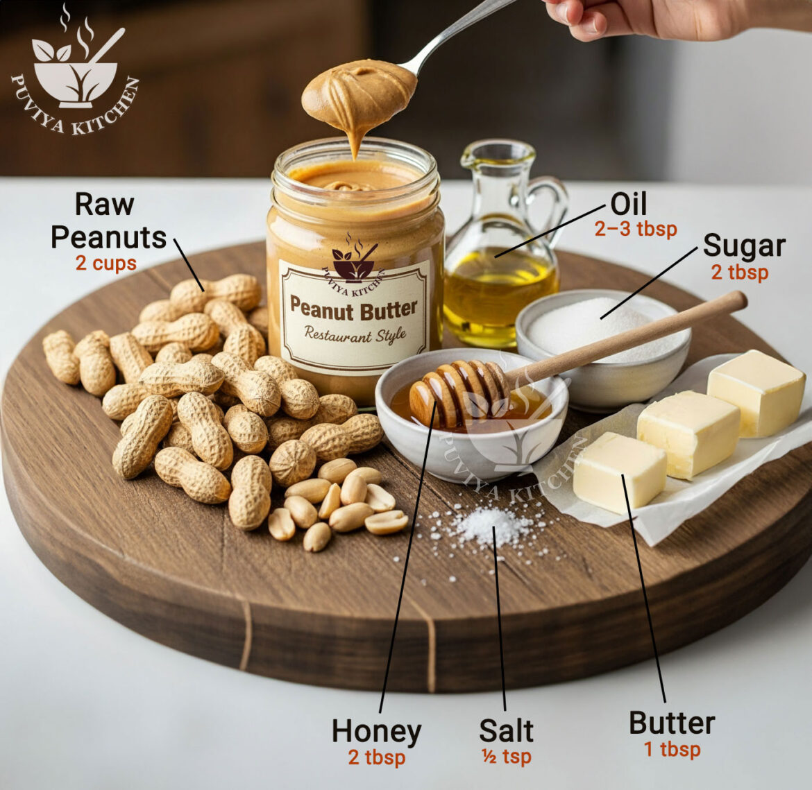 Peanut Butter Recipe | Restaurant-Style Creamy Spread at Home