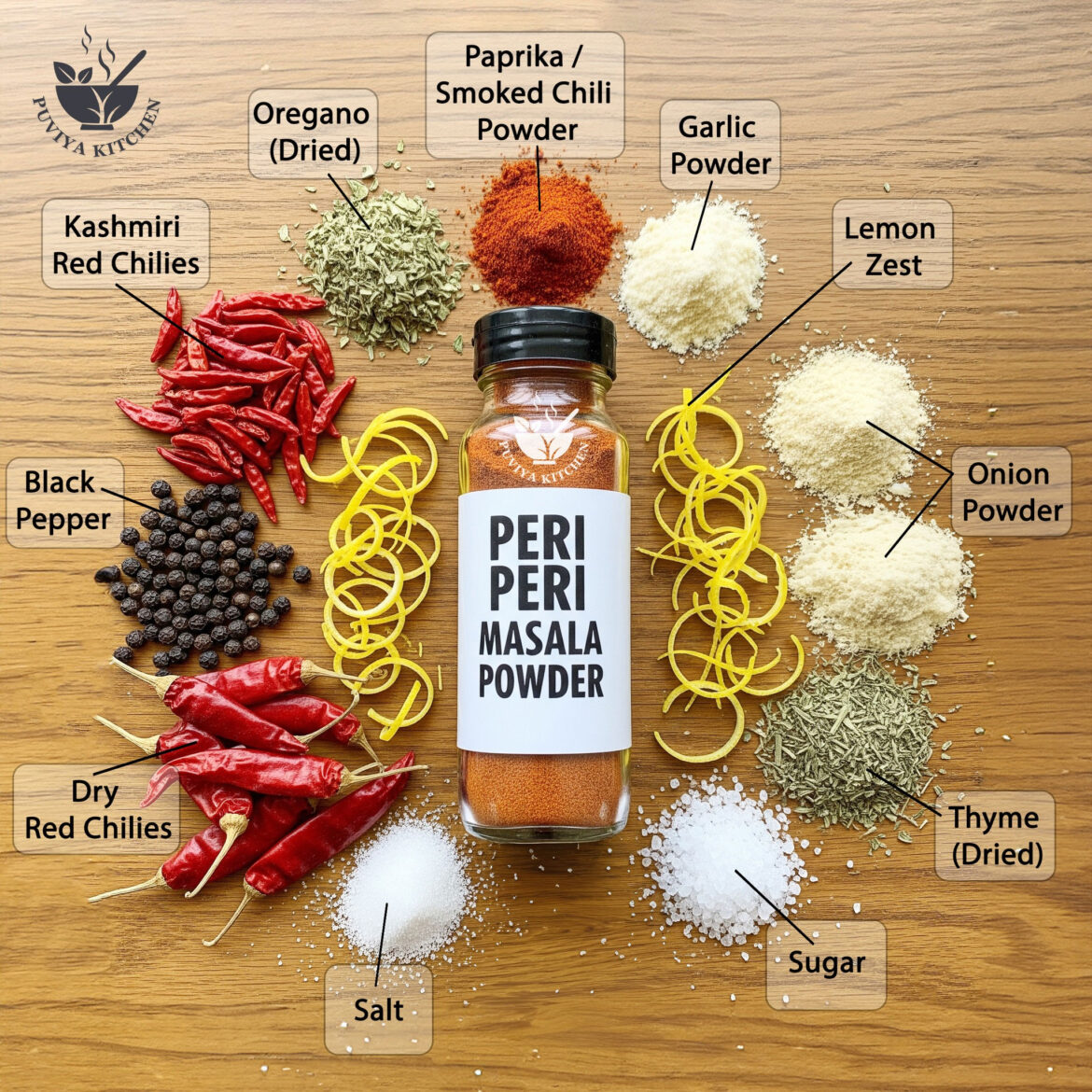 Peri Peri Masala Powder Recipe | Homemade Nando’s Style Spice Mix