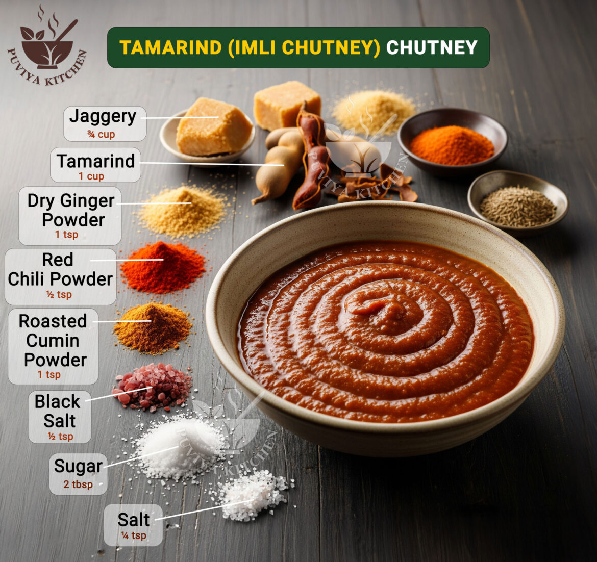 Tamarind Chutney Recipe | Sweet & Tangy Imli Chutney for Chaat
