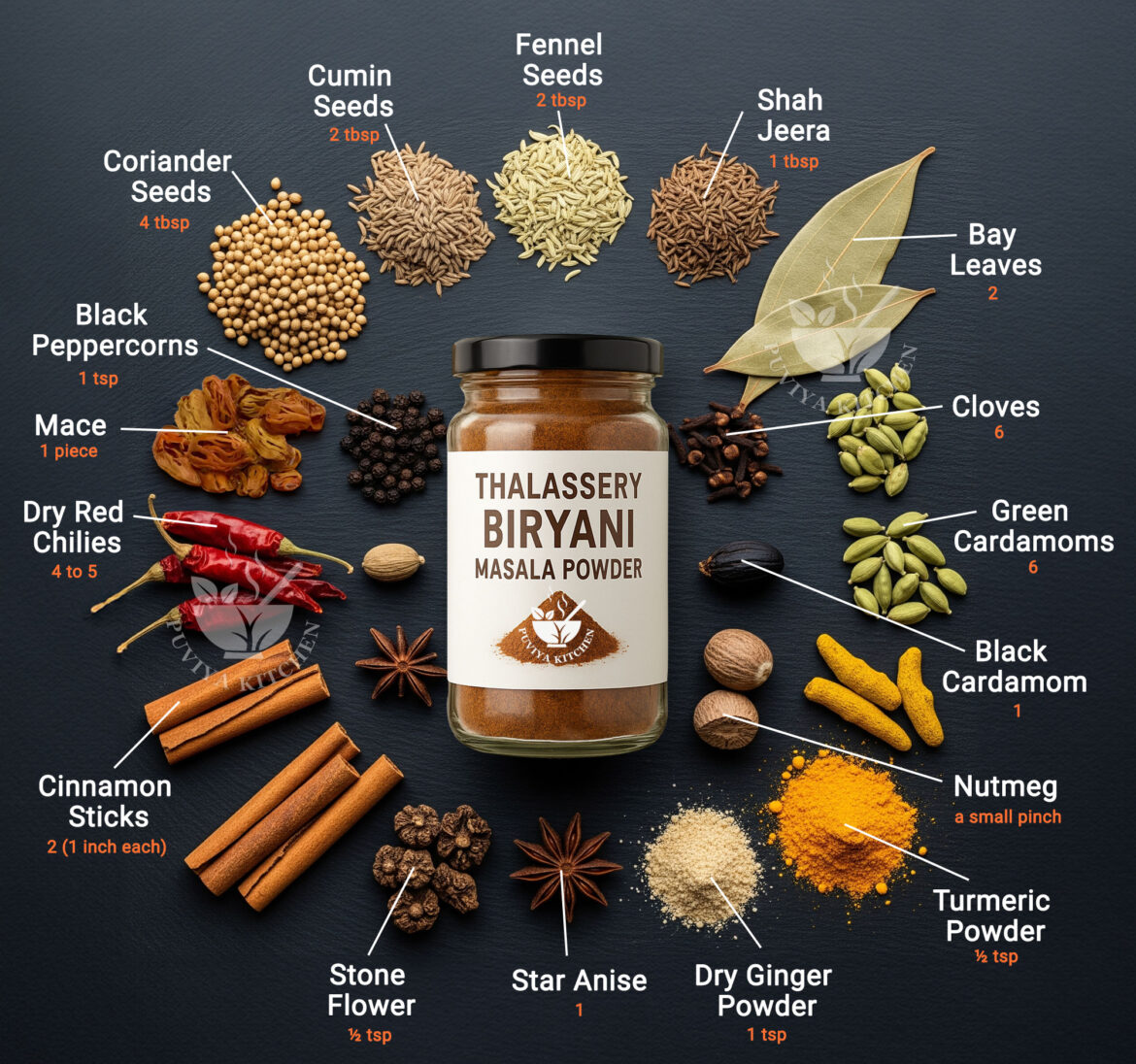 π Authentic Thalassery Biryani Masala Powder | Homemade Kerala Biryani Spice Mix πΏ π Authentic Thalassery Biryani Masala Powder | Homemade Kerala Biryani Spice Mix πΏ