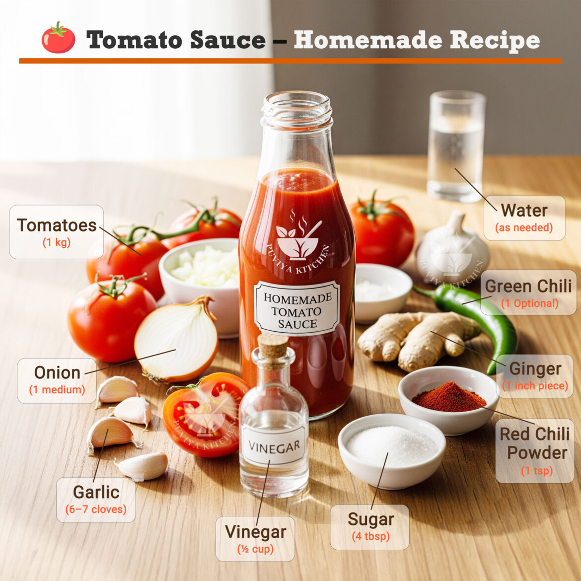 Homemade Tomato Sauce Recipe | Easy & Perfect for Snacks Homemade Tomato Sauce Recipe | Easy & Perfect for Snacks